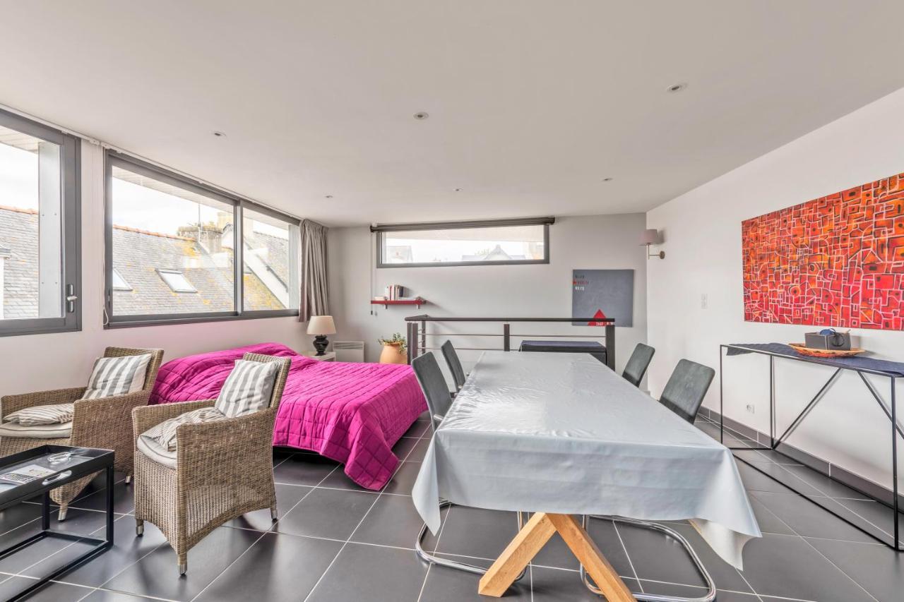 Studio Vue Mer 15M De La Plage Plobannalec 외부 사진
